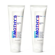 Shave Cream, Two 3 ounce tubes