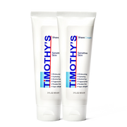 Shave Cream, Two 3 ounce tubes